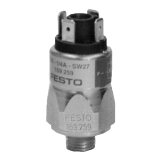 Festo PEV-1/4A-SW27 Instrucciones De Utilizacion