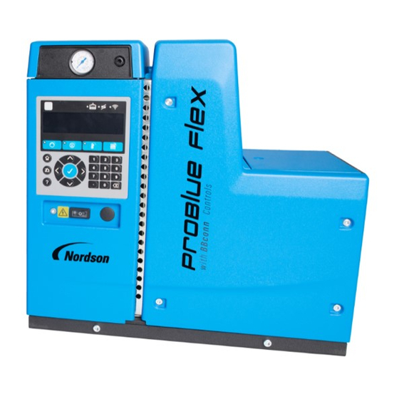 Nordson ProBlue Flex Guía De Referencia Rápida De La Interfaz Del Usuario