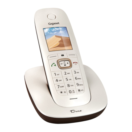 Gigaset Dune CL540 Manual De Instrucciones