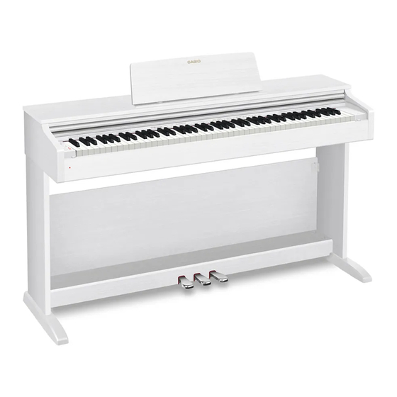 Casio CELVIANO AP-270 Guia Del Usuario