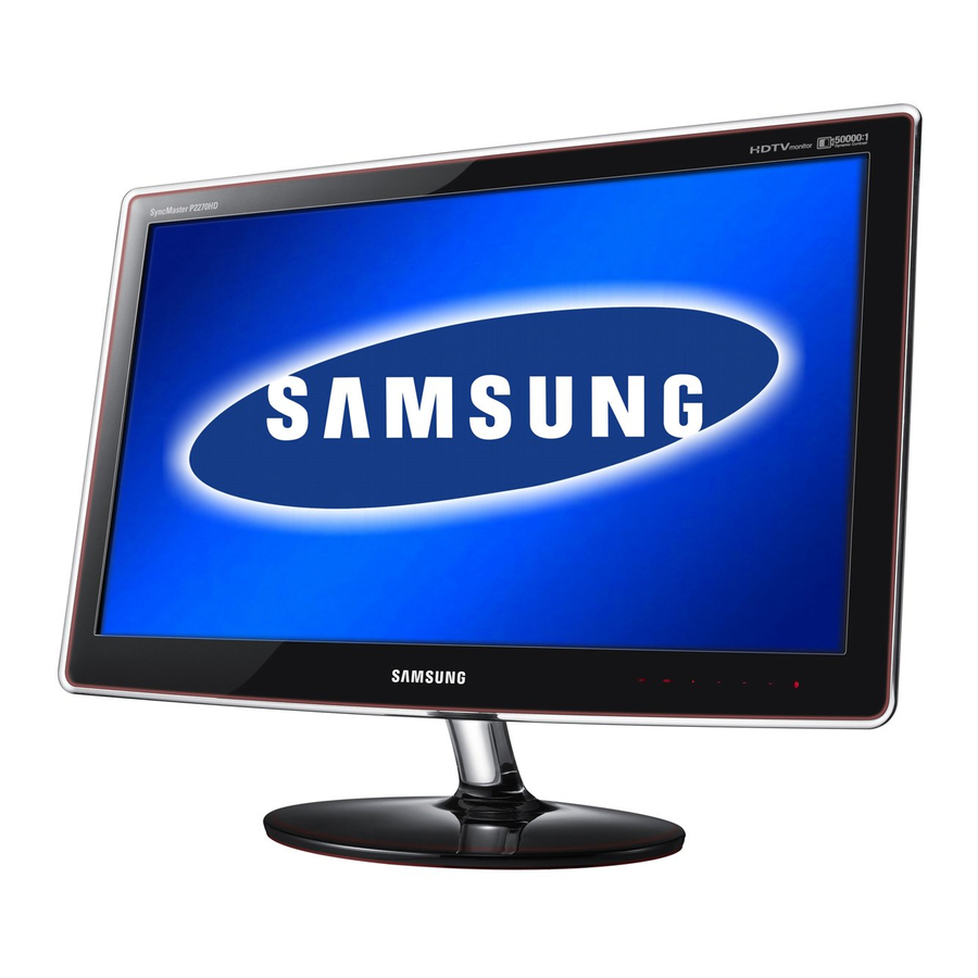 Samsung SyncMaster P2270HD Guia De Inicio Rapido