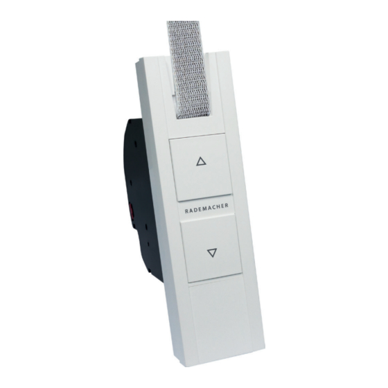 RADEMACHER RolloTron DECT Instrucciones De Montaje Y De Uso