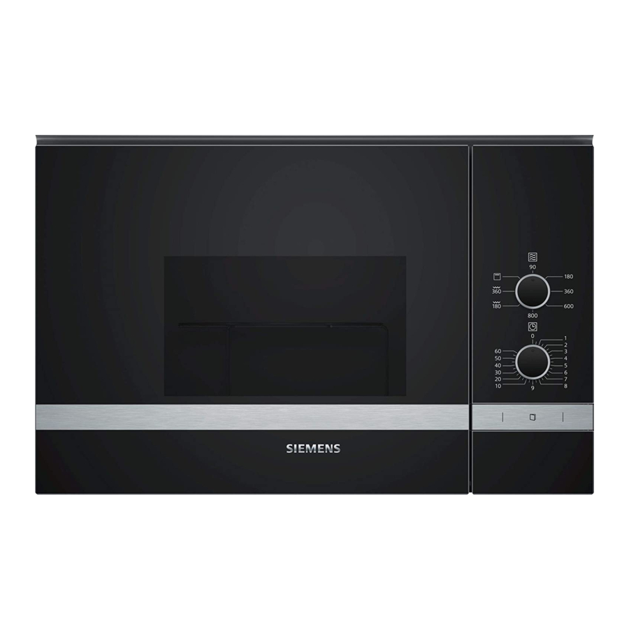 Siemens BE520LMR0 Manual De Usuario E Instrucciones De Montaje
