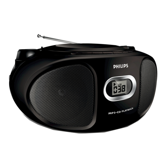 Philips AZ305 Manual Del Usuario