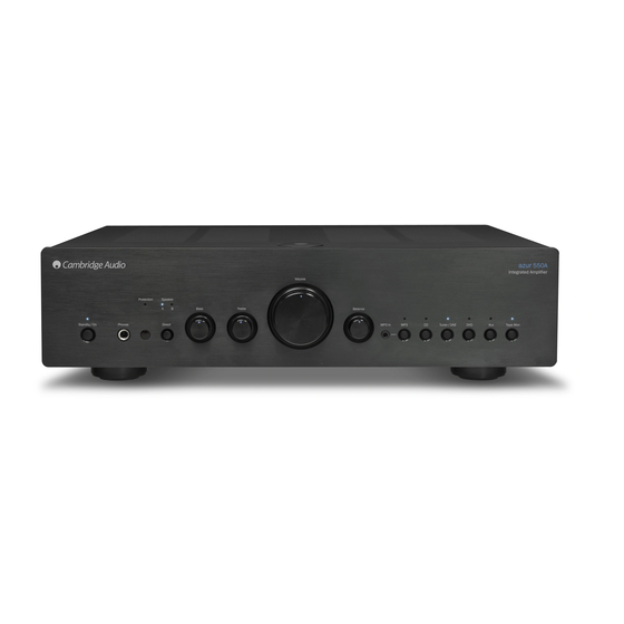 Cambridge Audio azur 550A Manual Del Usuario