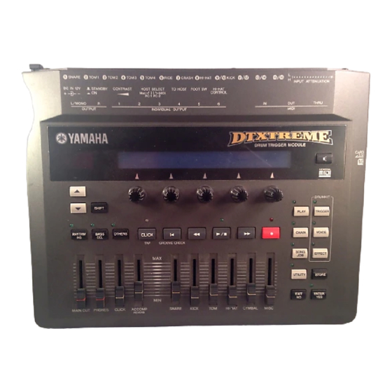 Yamaha DTXTREME Manuales