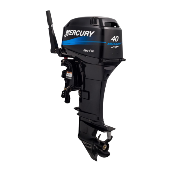 Mercury Marine SeaPro 40 Manual Del Propietário