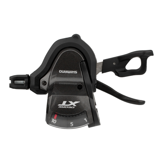 Shimano DEORE XT SL-T8000 Manual Del Distribuidor