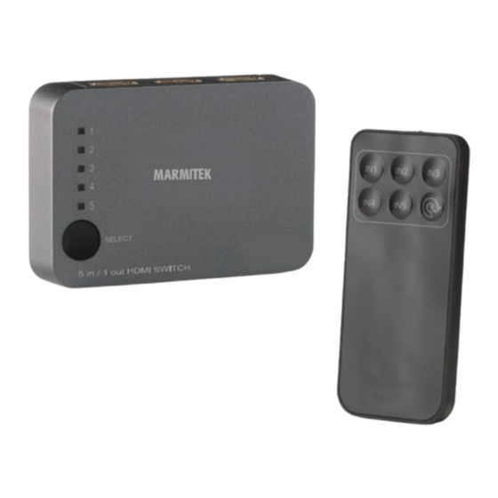 Marmitek Connect 350 UHD 2.0 Modo De Empleo