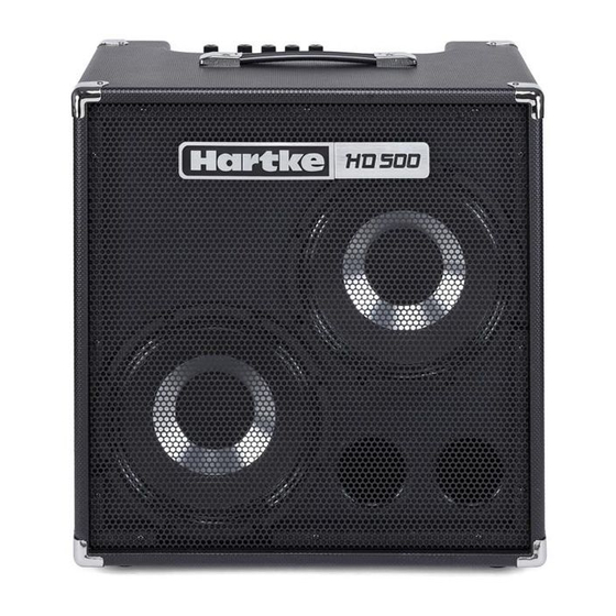 Hartke HD Serie Manual Del Propietário