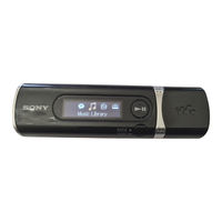 Sony Walkman NWD-B103 Manual De Instrucciones