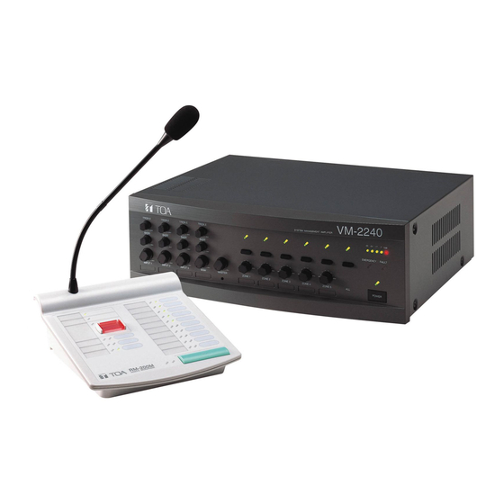 Toa VM-2120 Manual Del Usuario