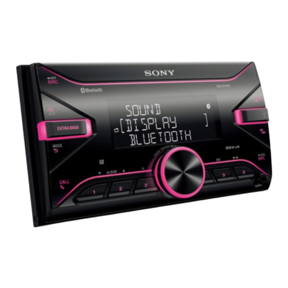 Sony DSX-B700 Guia De Ayuda
