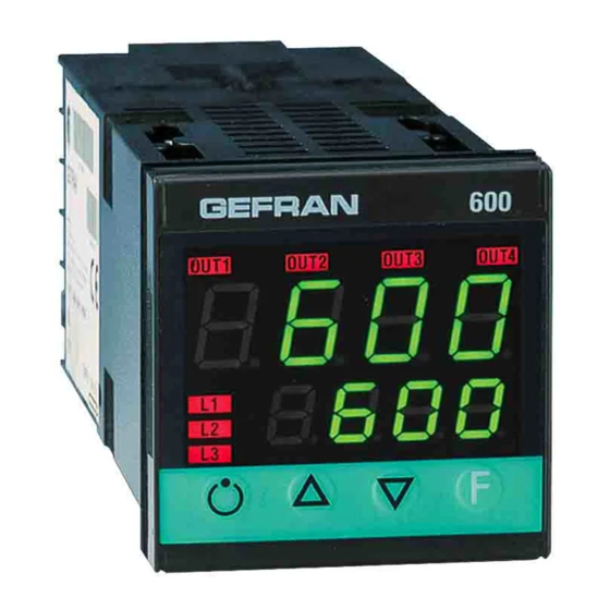 gefran 600 Guía De Usuario