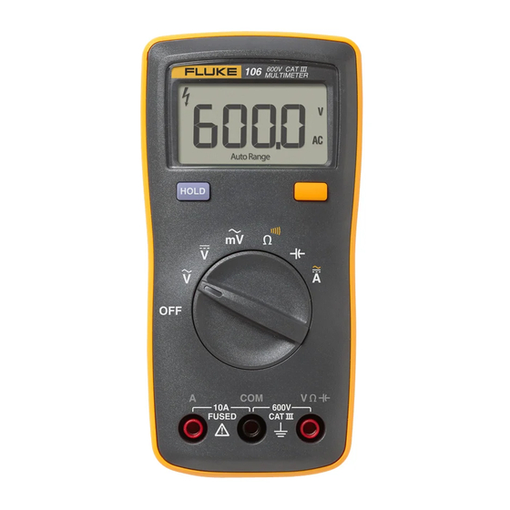 Fluke 106 Manual De Uso