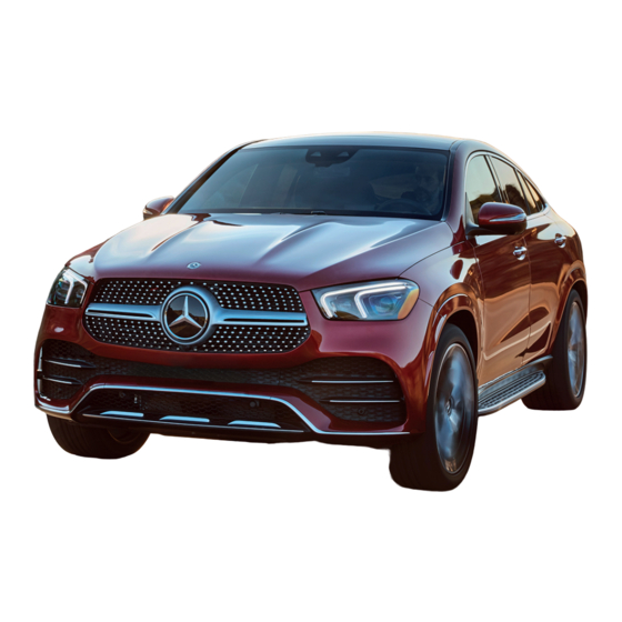 Mercedes-Benz GLE Coupé 2021 Instrucciones De Servicio