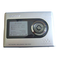 Sony Walkman Serie Manual De Instrucciones