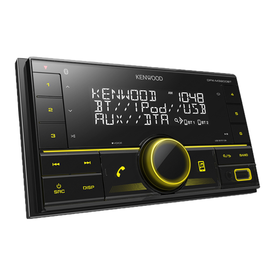 Kenwood DPX-M3200BT Manual De Instrucciones
