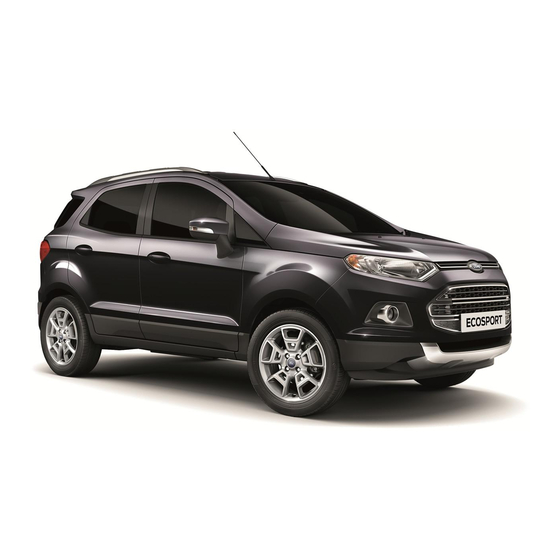 Ford ecosport 2014 Manual Del Usuario