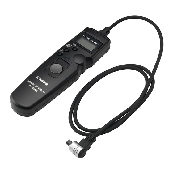 Canon TC-80N3 Guía Rápida De Uso