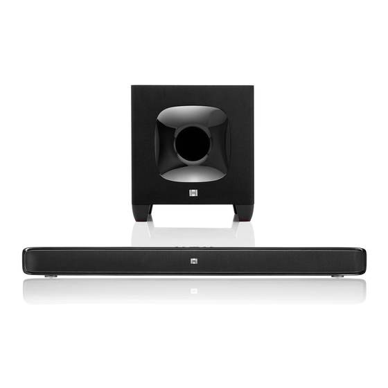 Harman JBL CINEMA SB400 Guia De Inicio Rapido