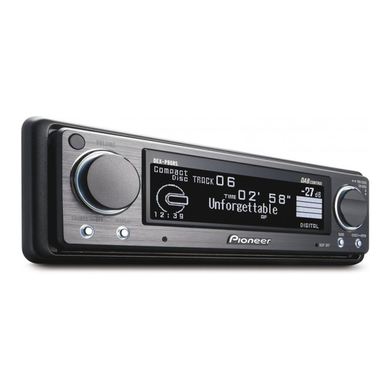 Pioneer DEX-P90RS Manual De Instrucciones