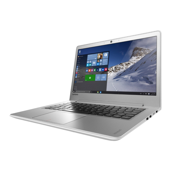 Lenovo ideapad 510S-13ISK Guia Del Usuario