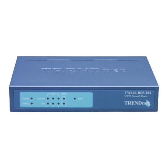 TRENDnet TW100-BRV204 Manuales