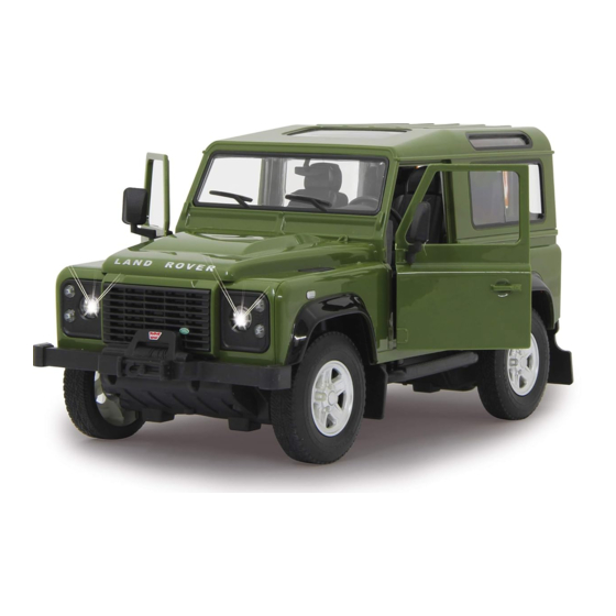 Jamara Land Rover Defender 2,4 GHz Instrucción