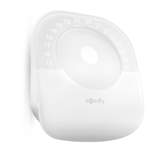SOMFY io filaire Manuales