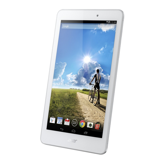 Acer Ionia Tab 8 Manuales