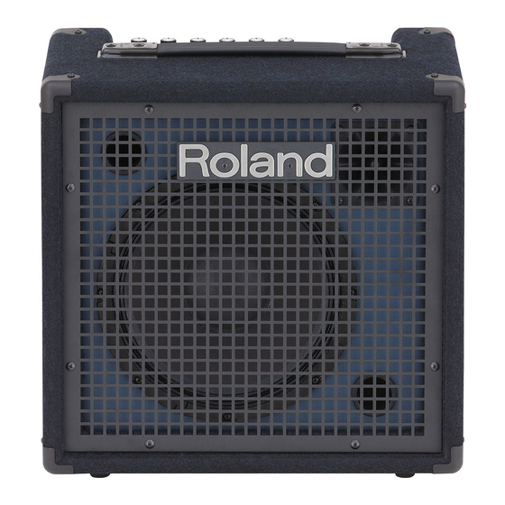 Roland KC-80 Manual Del Usuario