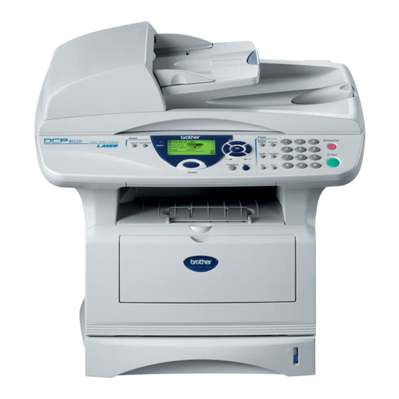 Brother DCP-8020 Manual Del Usuario