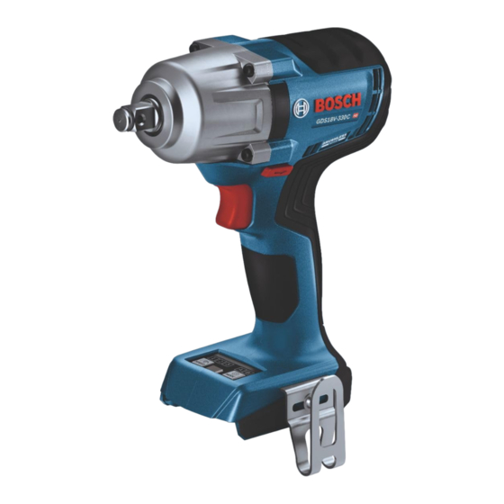 Bosch GDS18V-330C Instrucciones De Funcionamiento Y Seguridad