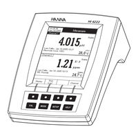 Hanna Instruments HI 4221 Manual De Instrucciones