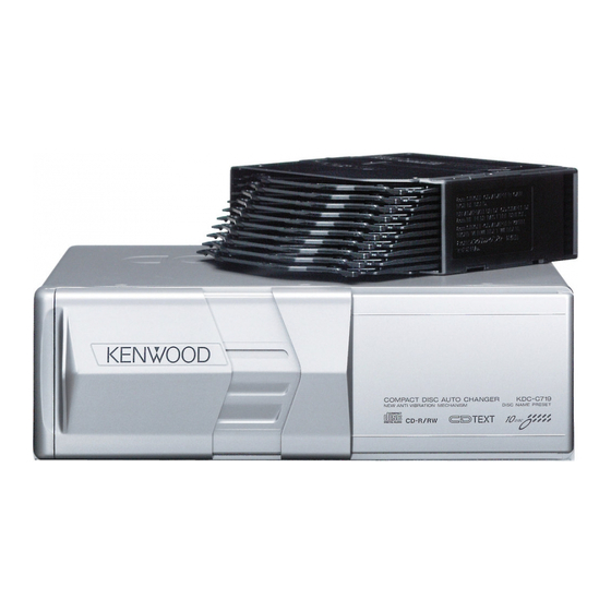 Kenwood KDC-C719 Manuales