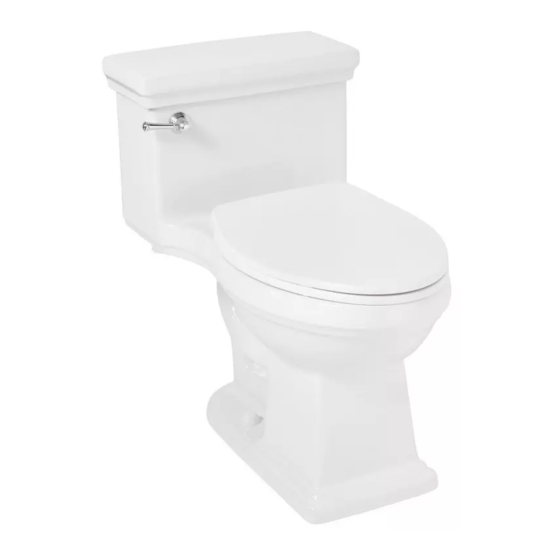 Signature Hardware STANDARD ONE-PIECE TOILET 948418 Manual De Instrucciones