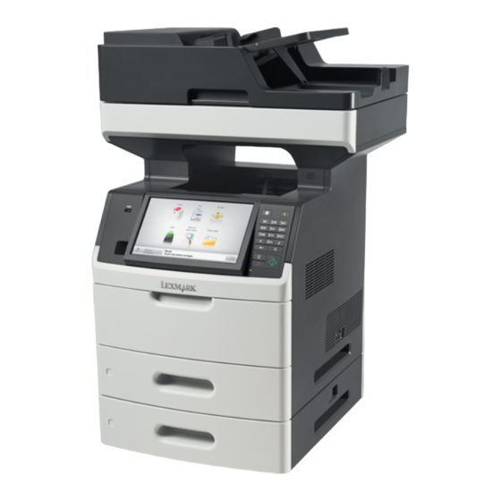 Lexmark MX910 Guía Del Administrador