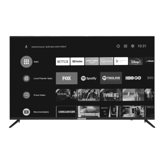 Challenger LED 32TO59 BT ANDROID T2 Manual De Usuario