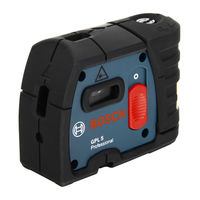 Bosch GPL5 Manual Original