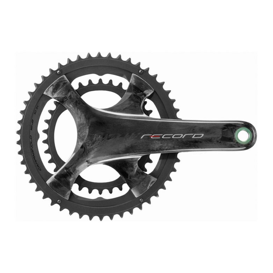CAMPAGNOLO 12s CRANKSET Manual De Instrucciones
