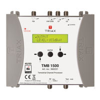 Triax TMB 1500 Manual De Usuario