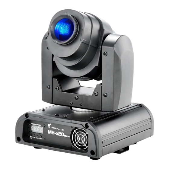 thomann Stairville MH-X20 Micro LED Spot Manual De Instrucciones