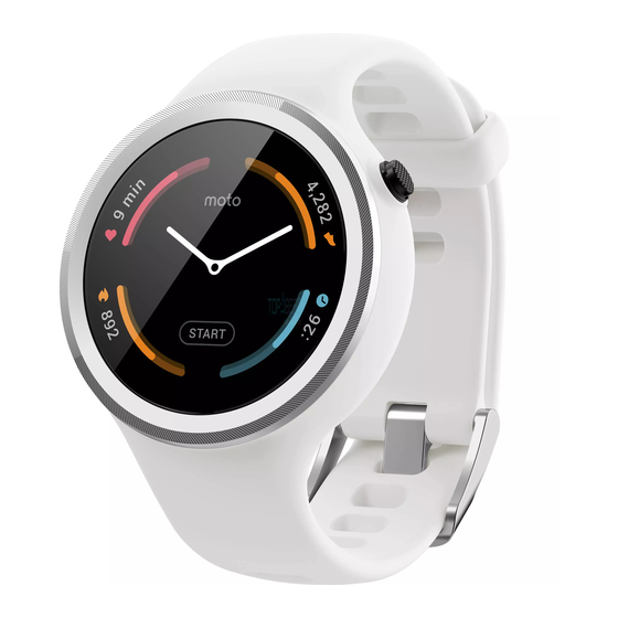 Motorola moto 360 Guía De Usuario