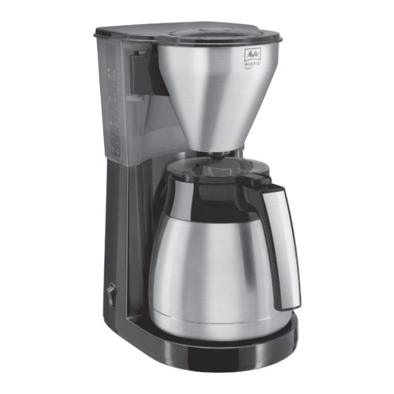 melitta Easy Therm Manual De Instrucciones