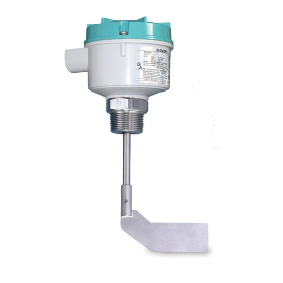 Siemens sitrans LPS200 Manual Del Usuario