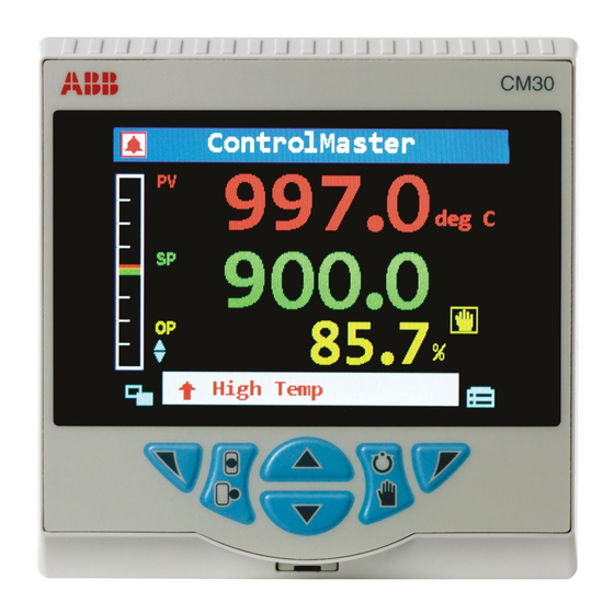 ABB ControlMaster CM30 Guia Del Usuario