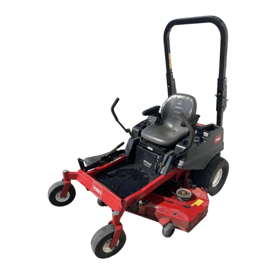 Toro TITAN ZX4820 Manual Del Operador