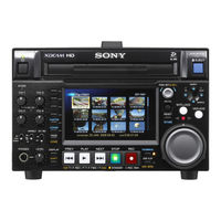 Sony PDW-F1600 Operación Manual