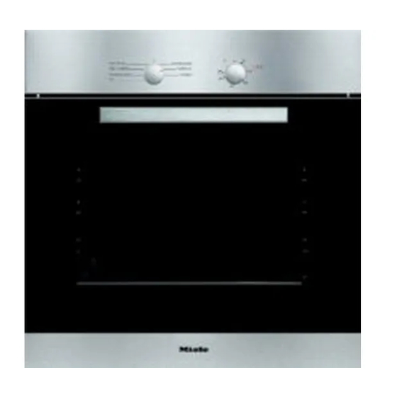 Miele H 4240 B Manual De Uso Y Manejo